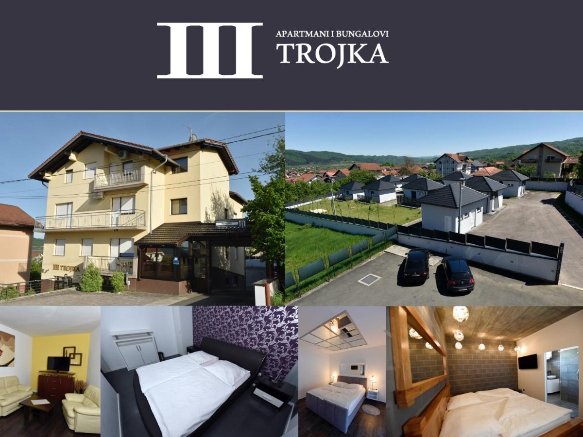 Apartmani i Bungalovi TROJKA Banja Luka Bagian luar foto